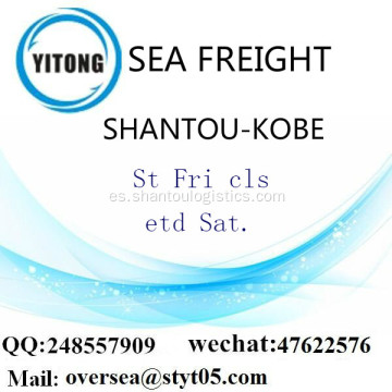Consolidación de LCL de Shantou Port a Kobe